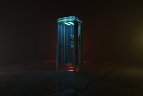 Blender 3D Phonebooth Stylized preview image